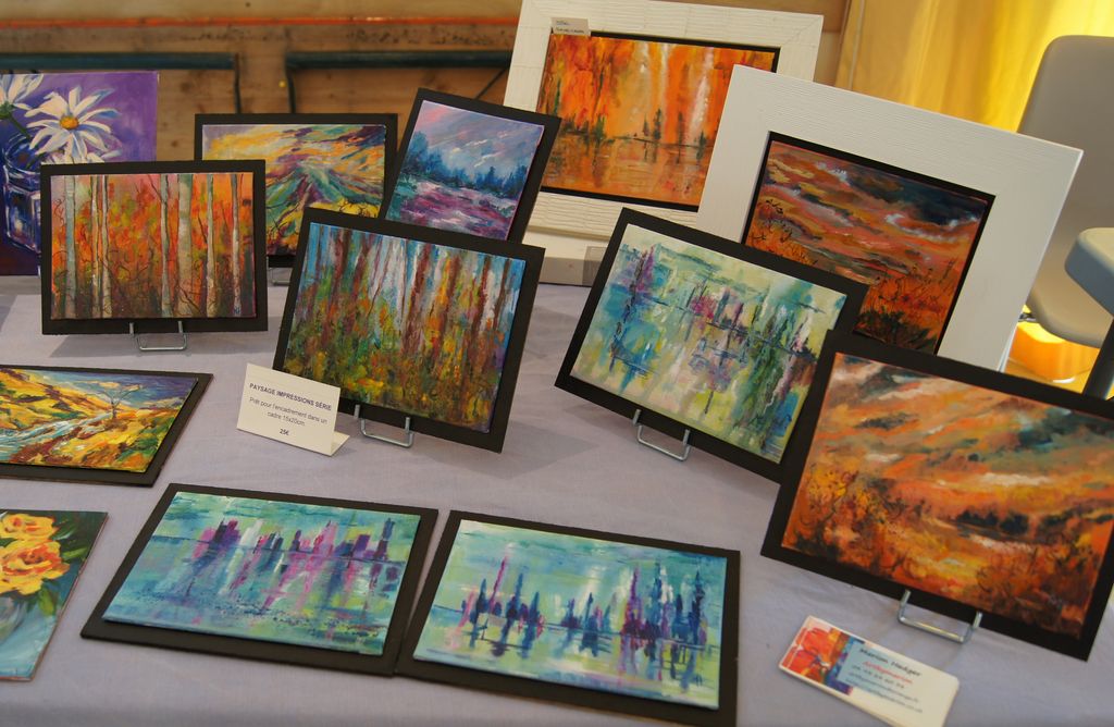 Landscape Impressions gouache paintings now on Etsy Daily Painters